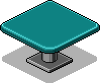 Square Dining Table (Plasto)